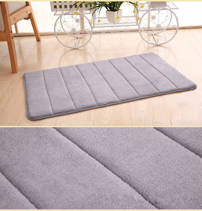 Soft Entryway Mat — Grey, 40 × 60 cm
