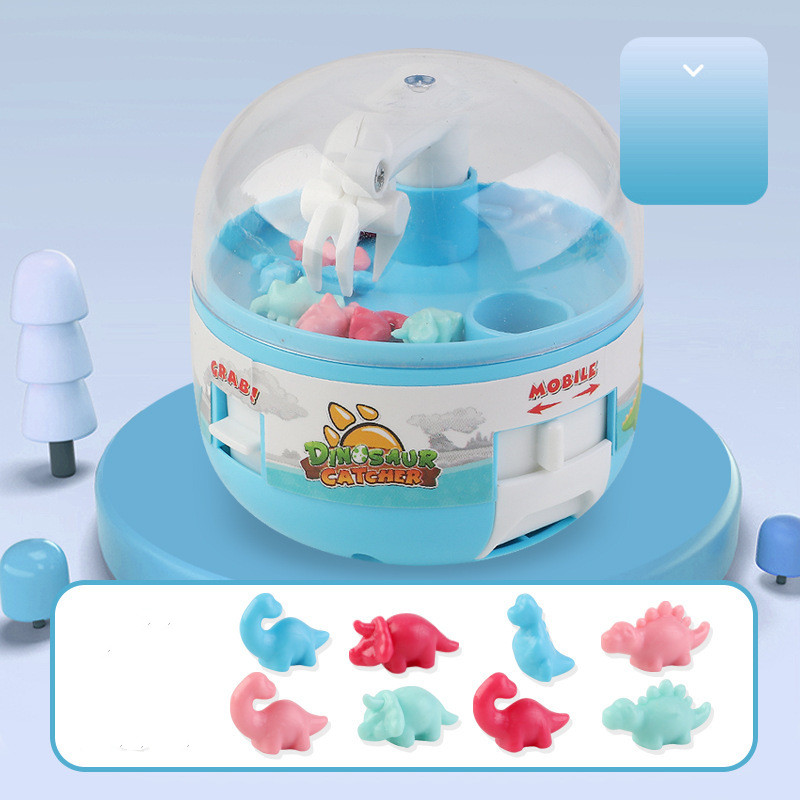 Mini Dinosaur Claw Machine — Blue