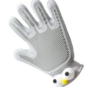 Pet Grooming Glove — Grey